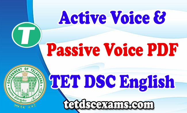 Active and Passive Voice PDF